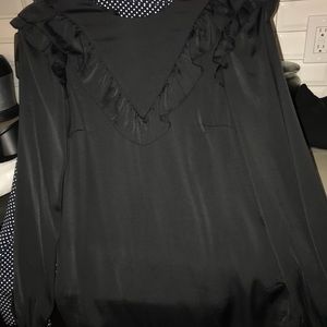 H&M long sleeve classy & cute ruffle shirt